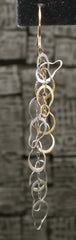 Melissa Joy Manning Two Tone 14K Gold Earrings with Pear Links