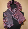 Sieva Long Silk Ruffle Frill Scarf