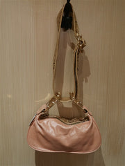 Rachel Abroms Pink and Gold Handbag