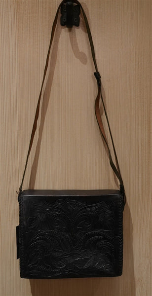 Vintage Tooled Leather Handbag