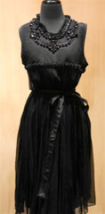 Flynow Black Gem Lace Dress