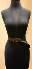 HTC Black Malihini Ombre Nailhead Studded Belt