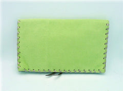 Malini Murjani Lime Pony Clutch