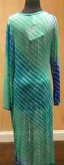 Graham Kandiah Quintana Ocean V-Neck Tie Cover Up