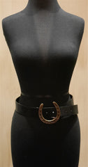 Ron Dotson Gold Horse Shoe Belt