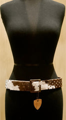 Hollywood Trading Company Hide Studded Belt