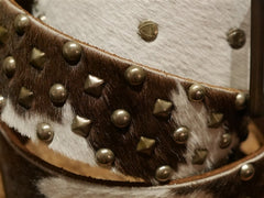 Hollywood Trading Company Hide Studded Belt