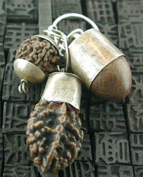 Melissa Joy Manning Petrified Nut Charms