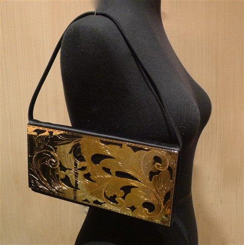 Shana of London Flat Floral Laser Cut Clutch