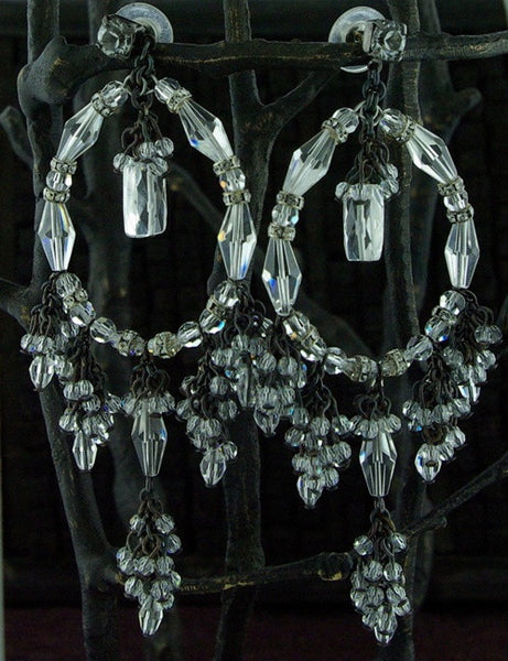 Erickson Beamon Crystal Chandelier Earrings