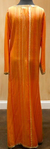 Armand Diradourian Woven Silk and Cashmere Jeweled Caftan