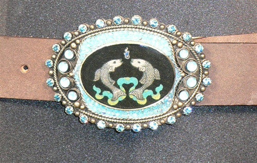 Virgins Saints and Angels Aqua Goddess Buckle