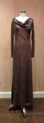 Jenny Packham Sequin Bronze Dress