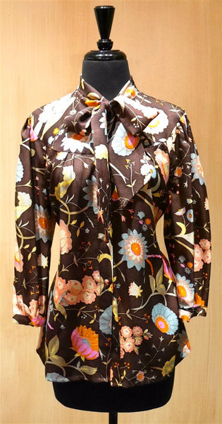 James Coviello Snow White Flower Blouse