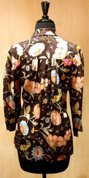 James Coviello Snow White Flower Blouse