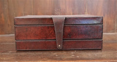 William Sheppe Leather Jewelry Box