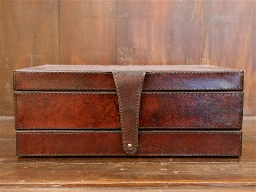 William Sheppe Leather Jewelry Box