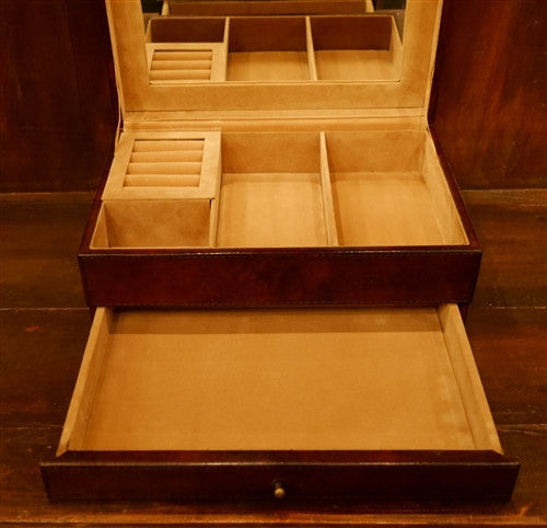 William Sheppe Leather Jewelry Box