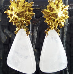 Cipango Parisian Design Clip Quartz Earrings