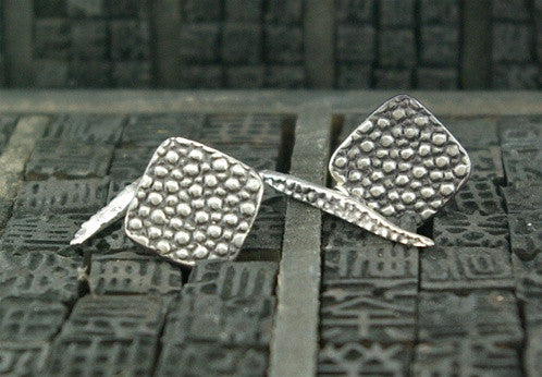 Lauren Wolf Silver Stingray Cufflinks