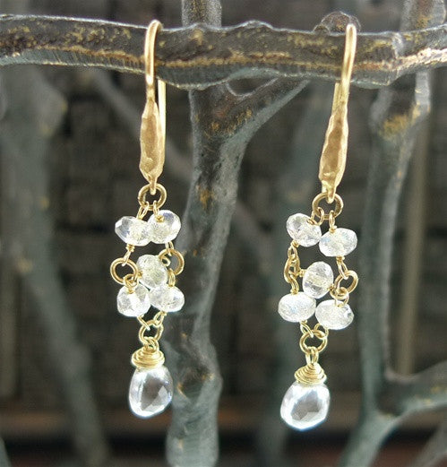 Talisman Unlimited Moonstone Drop Earrings in 14K Yellow Gold