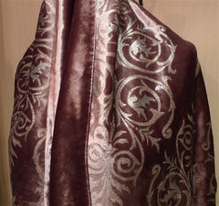 Venetian Silk Velvet Hand Painted Wrap/Scarf