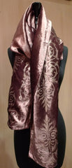 Venetian Silk Velvet Hand Painted Wrap/Scarf