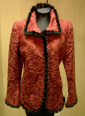 Quadrille Custom Hacking Jacket with Mink Trim