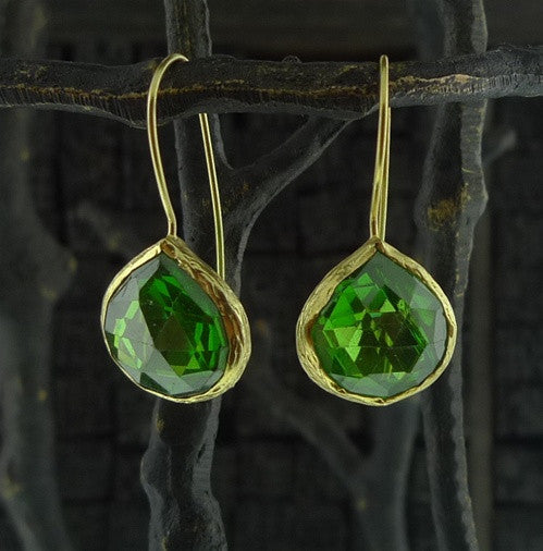 Coralia Leets Avocado Green Earrings