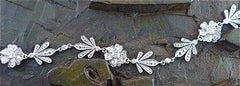 Jamie Wolf 18K White Gold Flower Diamond Bracelet