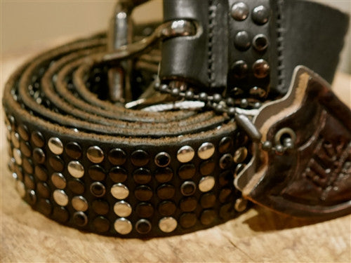 HTC Deluxe Black Nailhead Studded Belt