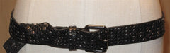 HTC Deluxe Black Nailhead Studded Belt