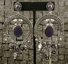 Erickson Beamon Purple Reign Earrings