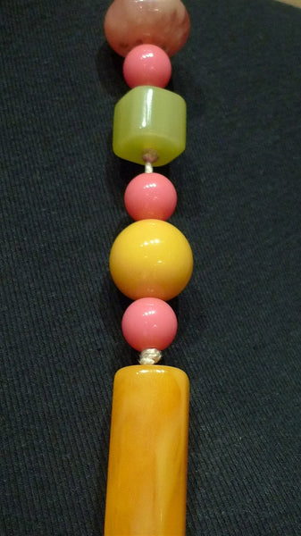 Vintage Missoni Bakelite Necklace #1