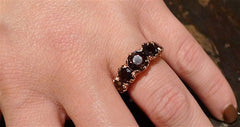 Nava Zahavi Smoky Quartz Ring in 14K Rose Gold