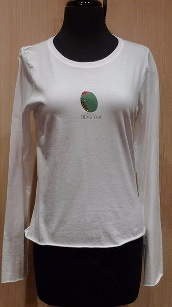 And Cake "Olive You" Tee Shirt with Crystals