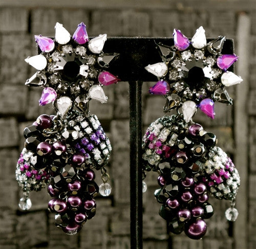 Erickson Beamon Pomp Circumstance Earrings - Clips