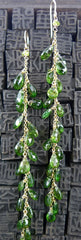 Emily and Ashly "Greenbeads" Green Tourmaline and 14K Yellow Gold Filled Earrings