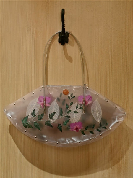 Nini Ong Clear Flower Handbag