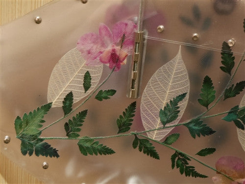 Nini Ong Clear Flower Handbag
