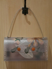 Nini Ong Clear Flower Shoulder Handbag