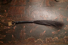 Wendy Nichol Black Horsehair and Brass Key Chain