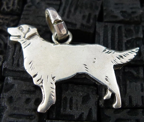 Fine Arf Sterling Silver Dog Charm - Labrador Retriever