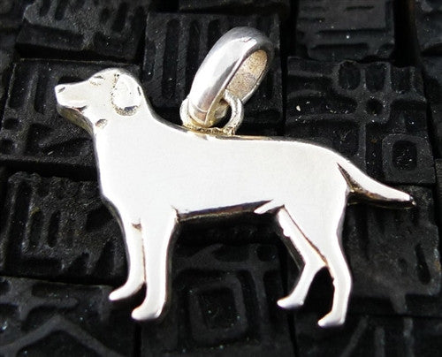 Fine Arf Sterling Silver Dog Charm -Male Labrador Retriever