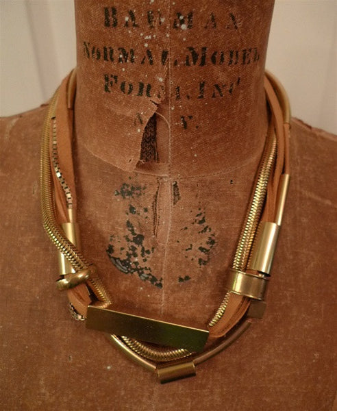 Annie Costello Brown Luxor Necklace