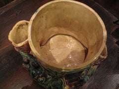 French Majolica Tree Cottage Humidor
