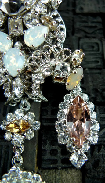 Erickson Beamon Rhodium Plate Clip-On Earrings