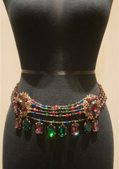 Erickson Beamon Roxy Music Multi Colored Belt