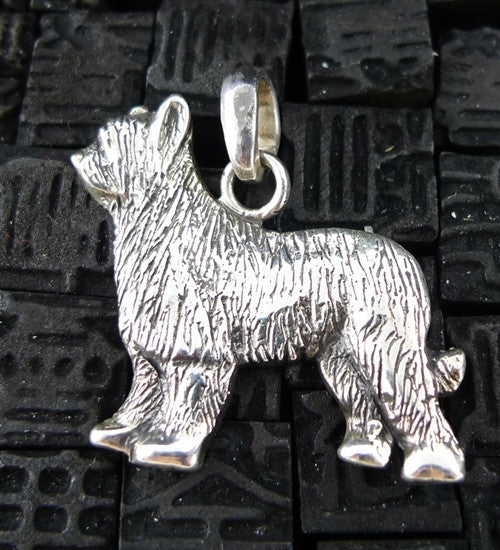 Fine Arf Sterling Silver Dog Charm -Wheaten