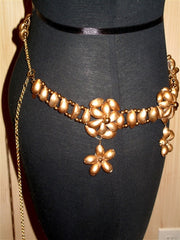 Erickson Beamon Midas Touch Golden Shell Belt